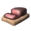 Geräuchertes Elchfleisch