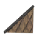 Schuppenholzwand (45° links)